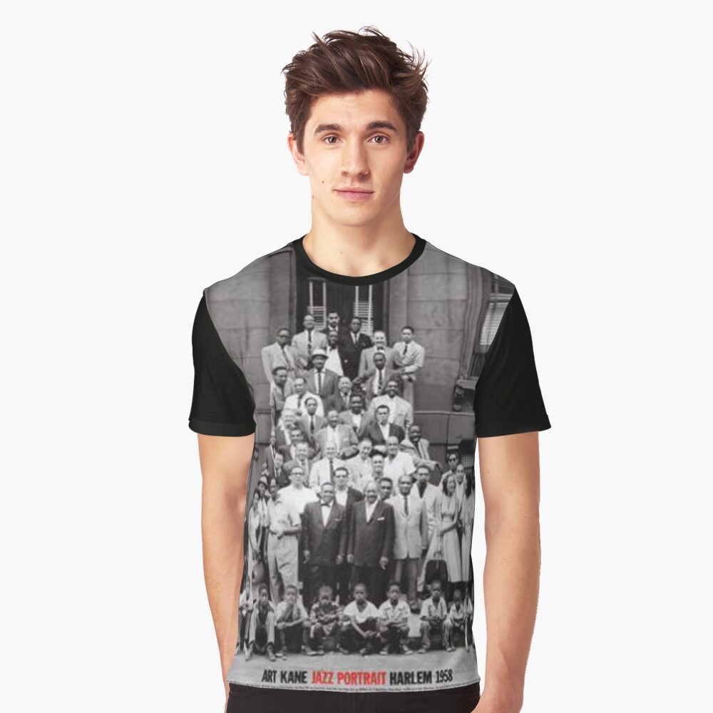 Jazz portrait Harlem 1958 Tシャツ s-l400.jpg