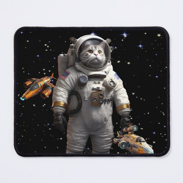 Item preview, Cat astronaut in space designed and sold by miss-keysmash.