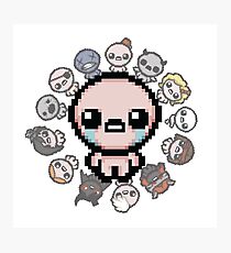 The Binding of Isaac, circle of characters Photographic Print