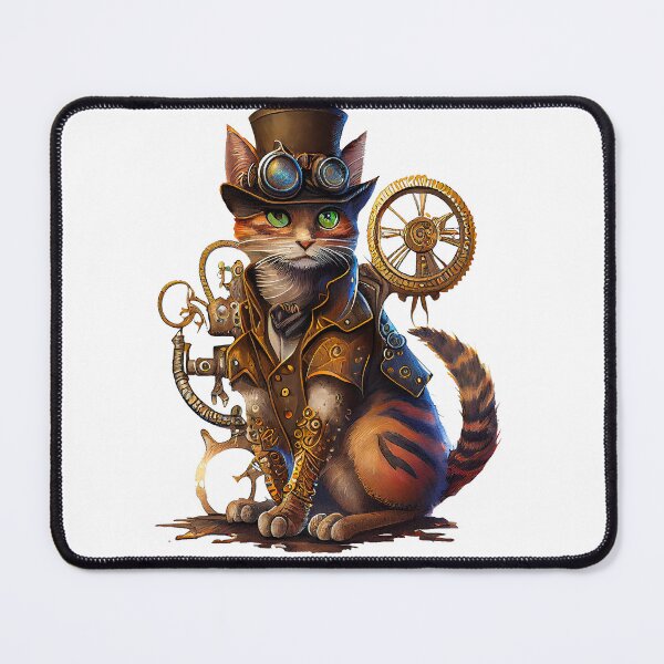Item preview, Steampunk Cat designed and sold by KOCreativity.