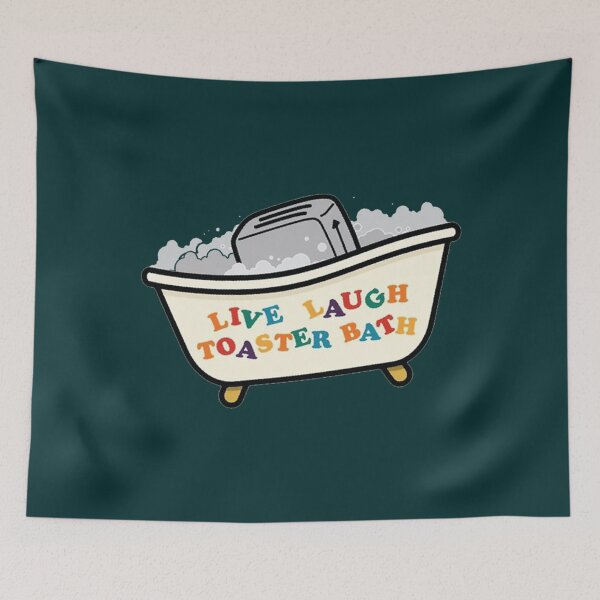 Item preview, Live Laugh Toaster Bath   designed and sold by KaliaBeaver.