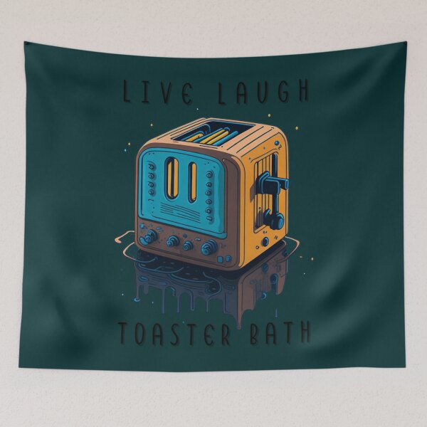 Item preview, live laugh toaster bath   designed and sold by KaliaBeaver.