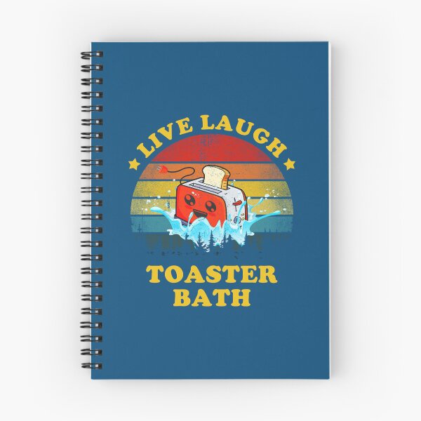 Item preview, Live Laugh Toaster Bath Funny Inspirational Quote  designed and sold by KaliaBeaver.