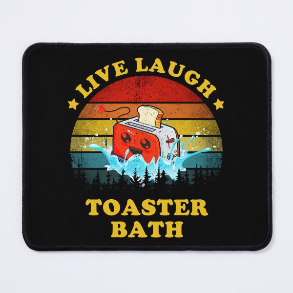 Item preview, Live Laugh Toaster Bath Funny Inspirational Quote  designed and sold by KaliaBeaver.