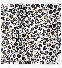 The Binding of Isaac characters pattern + Poster