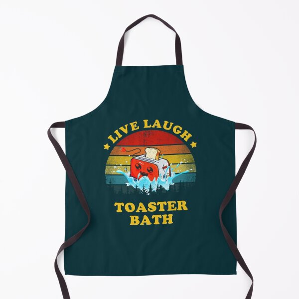 Item preview, Live Laugh Toaster Bath Funny Inspirational Quote  designed and sold by KaliaBeaver.