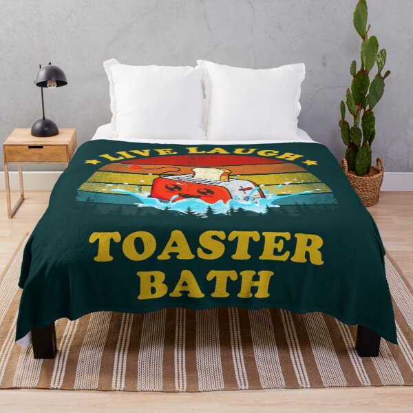 Item preview, Live Laugh Toaster Bath Funny Inspirational Quote  designed and sold by KaliaBeaver.