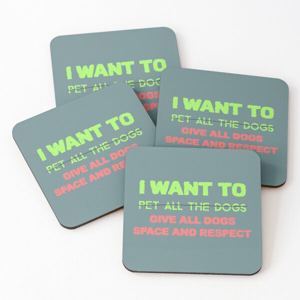 Item preview, Give dogs space and respect designed and sold by kookycomet.