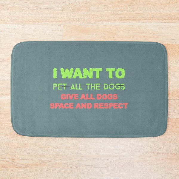 Item preview, Give dogs space and respect designed and sold by kookycomet.