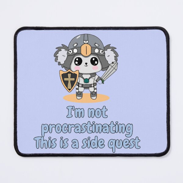 Item preview, Hide - Cute Koala not procrastinating| Side quest | Koala Gift | Koala lover designed and sold by TheScruffyGoose.