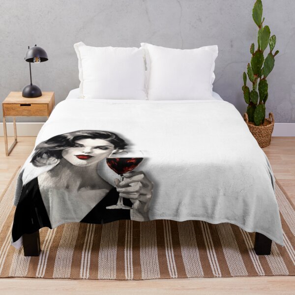 Item preview, Woman with a glass of red designed and sold by Avirona.