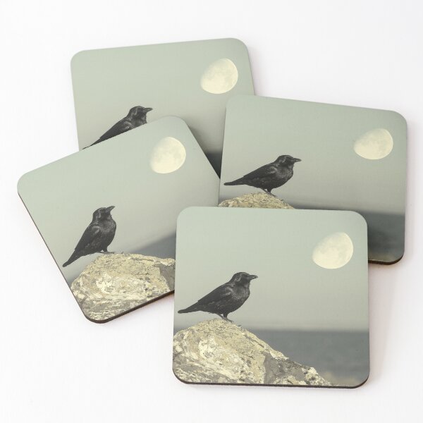 Item preview, Mystical Crow and the Enchanting Moon designed and sold by NatureSouvenirs.