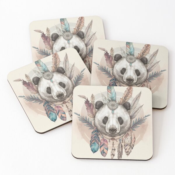 Item preview, AI illustration of a panda in a watercolour style designed and sold by ArtWorkbyAI.