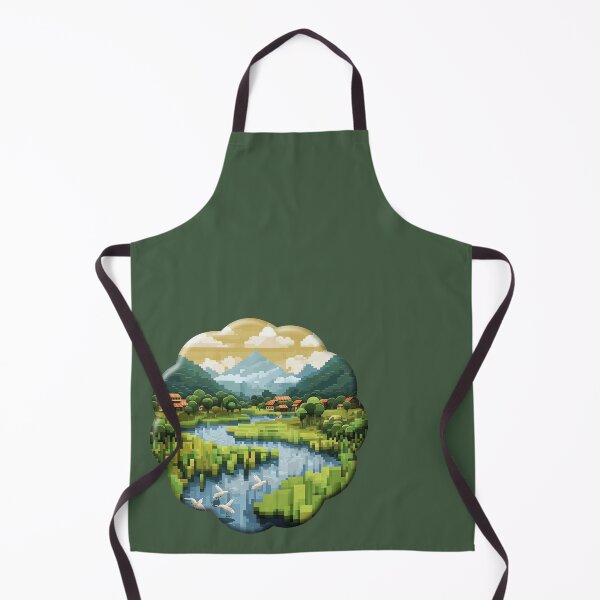 Item preview, Country Charm in Pixel Art: River Run designed and sold by BloomingPixel.
