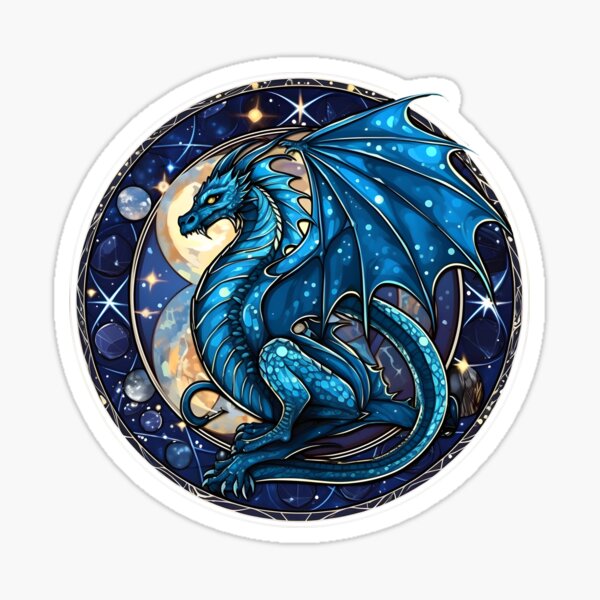Item preview, Stained Glass Dragon designed and sold by KOCreativity.