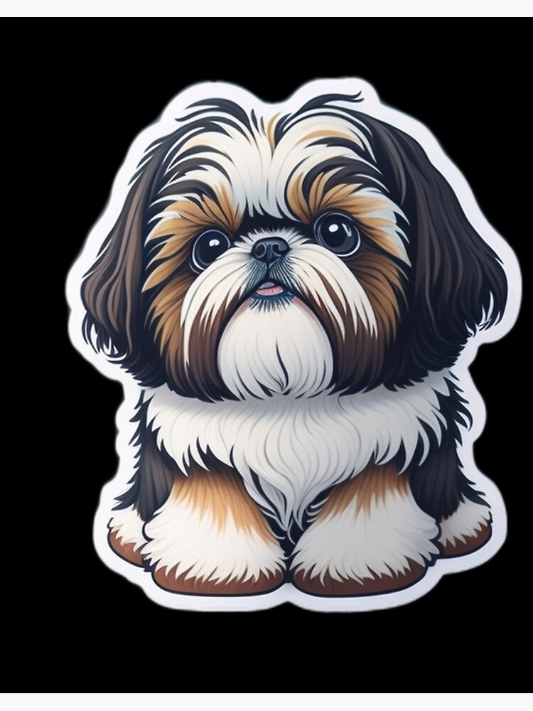 shih tzu t shirt design