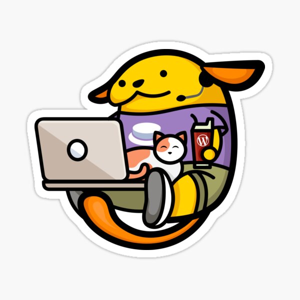 Remote Working Sticker