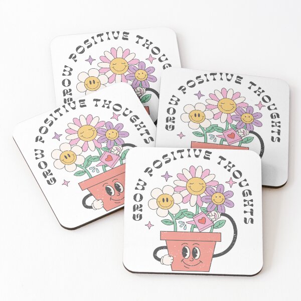 Item preview, Grow positive thoughts retro style designed and sold by Acim0.