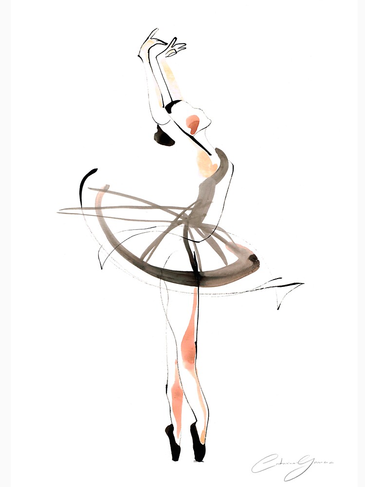Ballet Dance Drawing by CatarinaGarcia