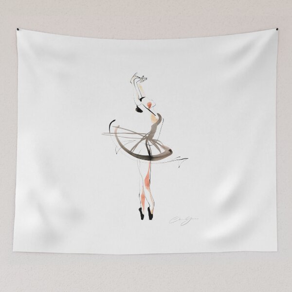 Item preview, Ballet Dance Drawing designed and sold by CatarinaGarcia.