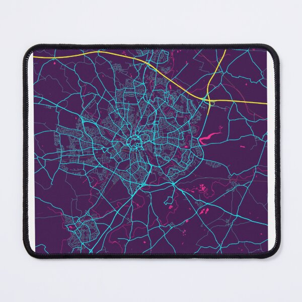 Item preview, Coventry Neon City Map, Coventry Minimalist City Map Art Print designed and sold by phimhay23.