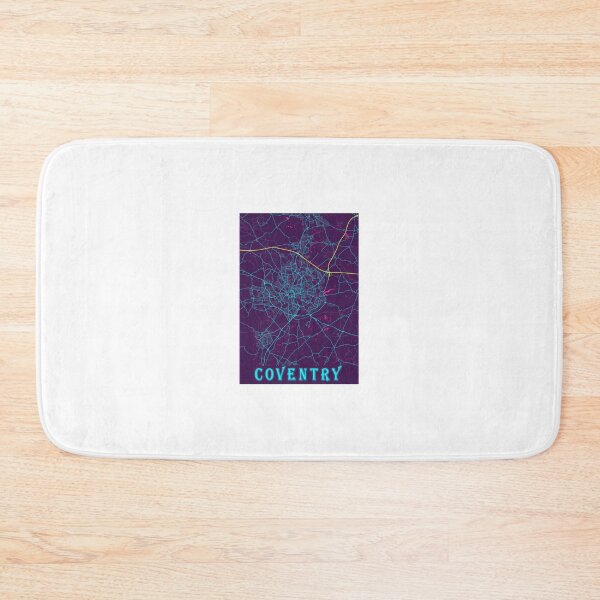 Item preview, Coventry Neon City Map, Coventry Minimalist City Map Art Print designed and sold by phimhay23.