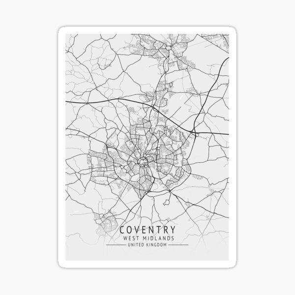 Item preview, Coventry United Kingdom City Map designed and sold by phimhay23.