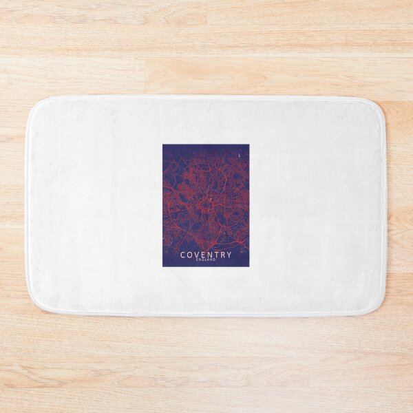Item preview, Coventry, England, Dark blue Map designed and sold by phimhay23.