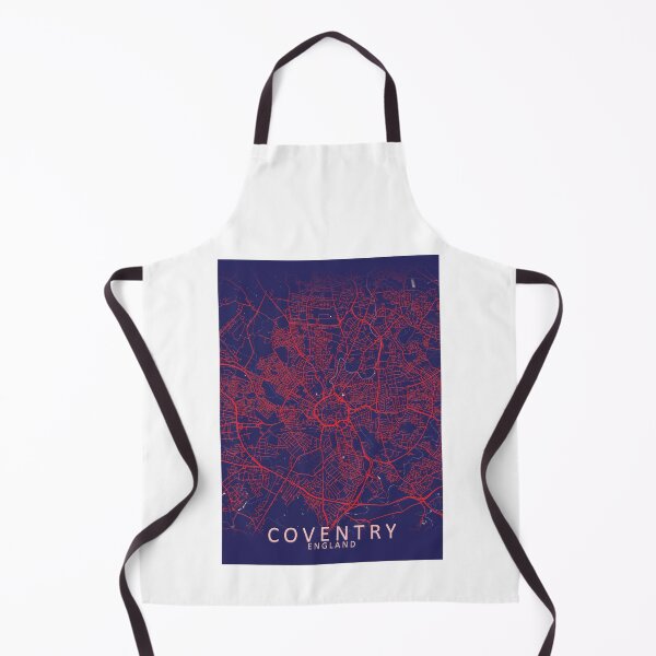 Item preview, Coventry, England, Dark blue Map designed and sold by phimhay23.