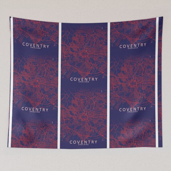 Item preview, Coventry, England, Dark blue Map designed and sold by phimhay23.