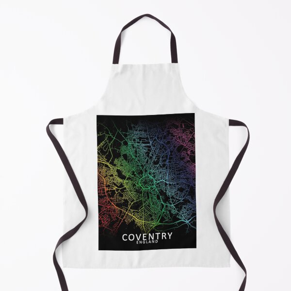 Item preview, Coventry, England, Rainbow City Map designed and sold by phimhay23.