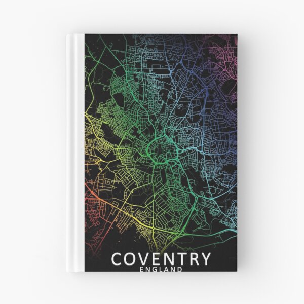 Item preview, Coventry, England, Rainbow City Map designed and sold by phimhay23.