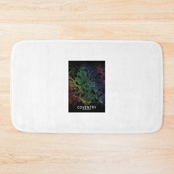 Item preview, Coventry, England, Rainbow City Map designed and sold by phimhay23.