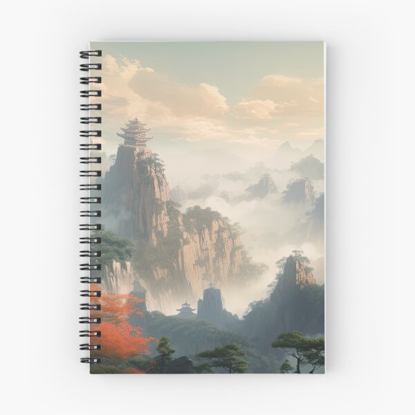 Item preview, Chinese Mountain Landscape in Autumn designed and sold by NoWayy.