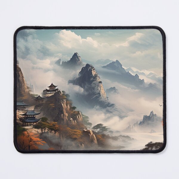 Item preview, Chinese Mountain Landscape in Autumn designed and sold by NoWayy.