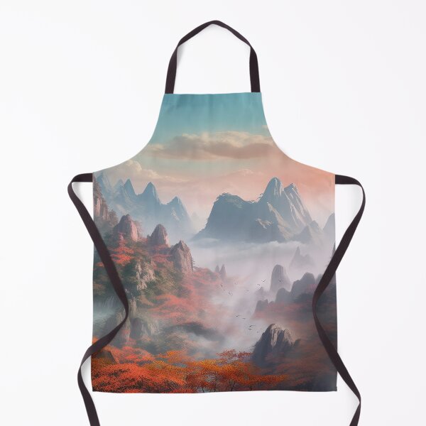 Item preview, Chinese Mountain Landscape in Autumn designed and sold by NoWayy.