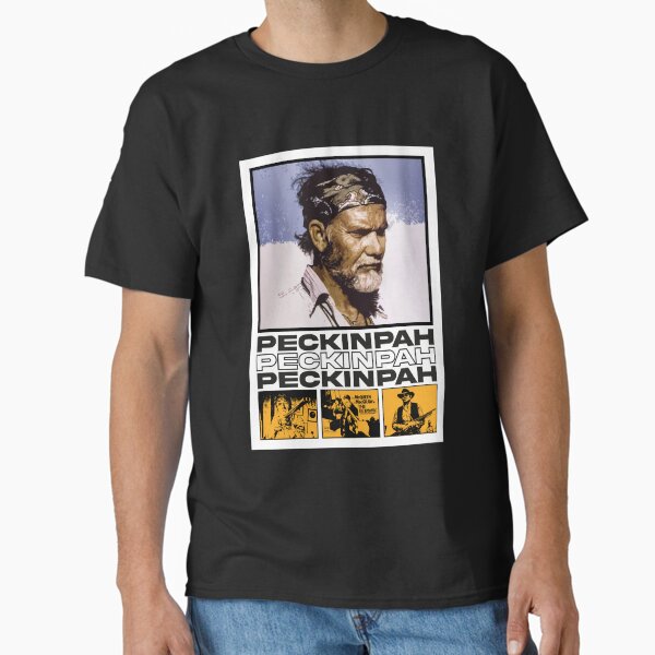 Vista previa del artículo con la obra «Camiseta del director de cine Sam Peckinpah», diseñado y vendido por Juanjo Reyes.