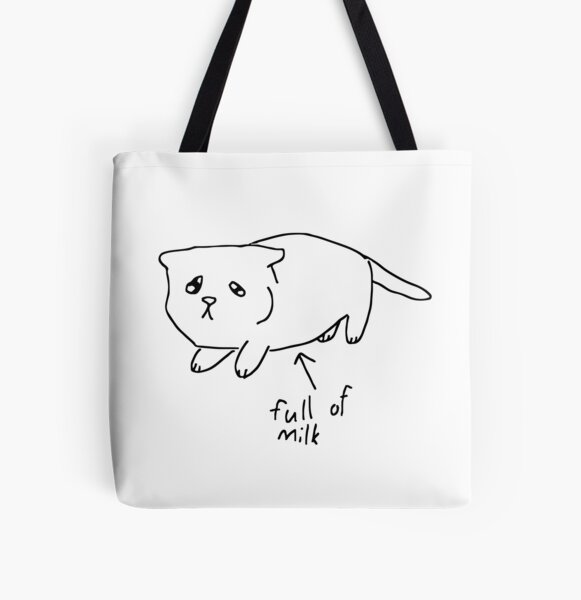 Handmade Milk Cat bag