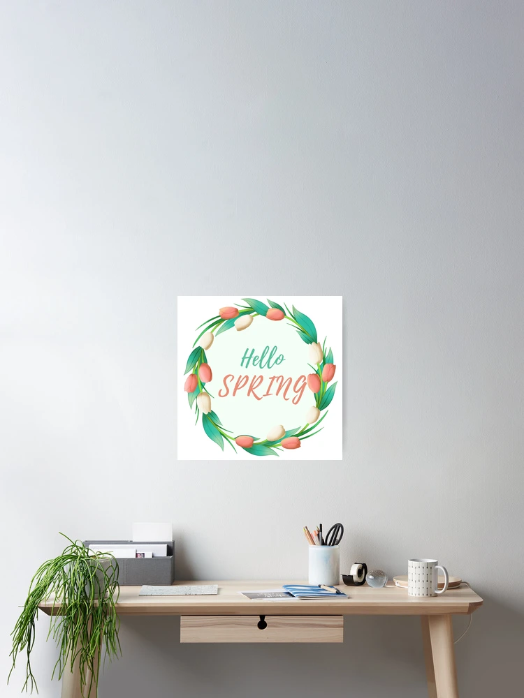 Thumbnail 2 of 3, Poster, Hello Spring designed and sold by Denisa Krivan.