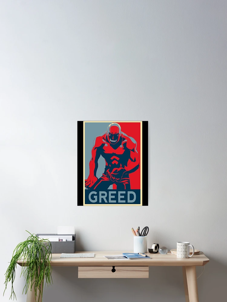 Thumbnail 2 of 3, Poster, Greed designed and sold by MathildeIsaac.