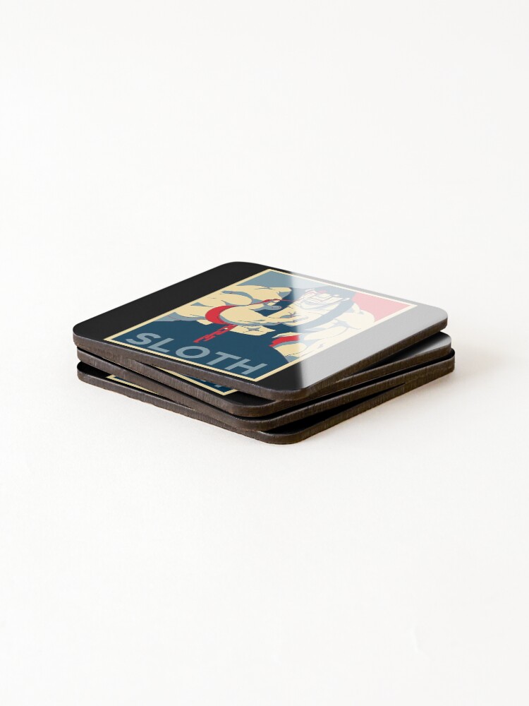 Thumbnail 4 of 5, Coasters (Set of 4), Sloth designed and sold by MathildeIsaac.