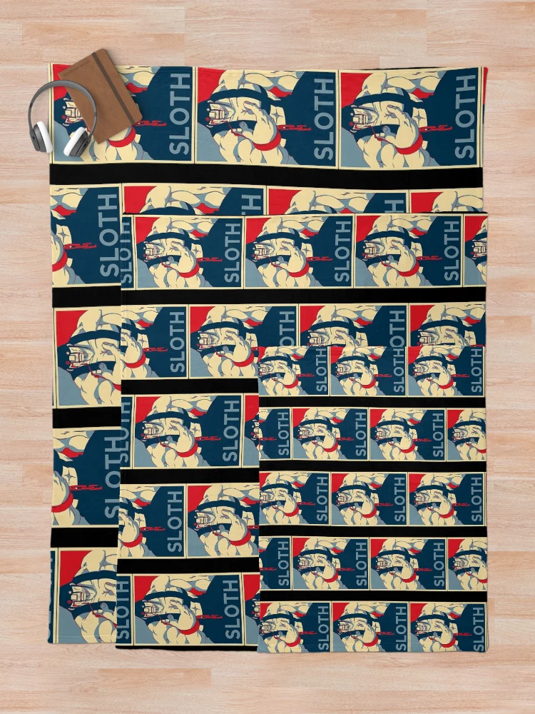 Thumbnail 5 of 6, Throw Blanket, Sloth designed and sold by MathildeIsaac.