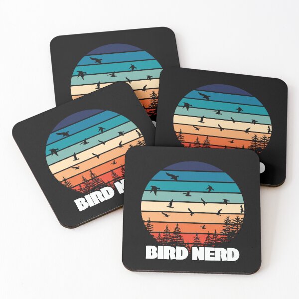 Item preview, Bird Nerd Retro Vintage designed and sold by kudostees.