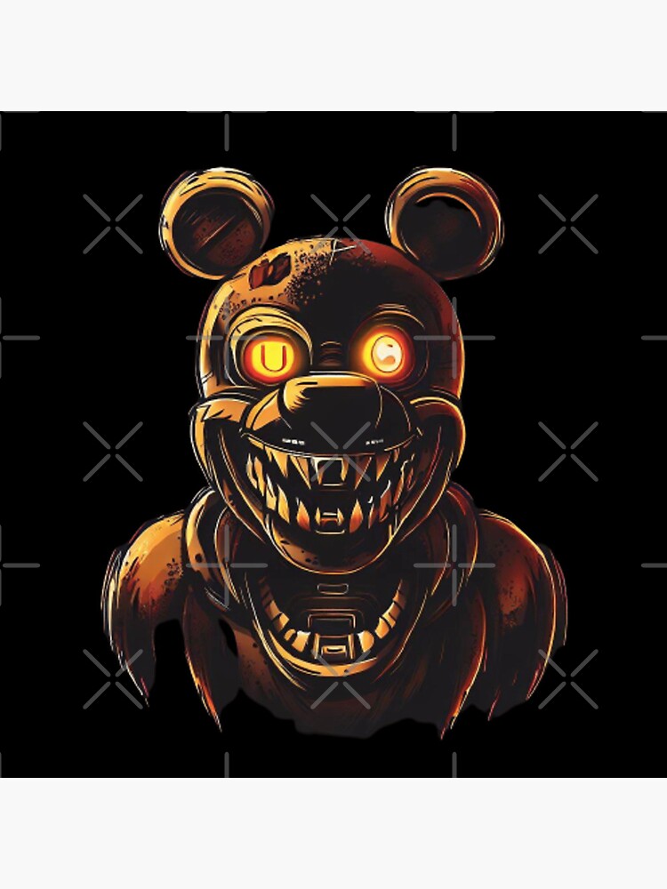 Freddy gift FNAF fanart Five Nights at Freddys digital Fazbear FNAF horror  drawing gift Halloween decor digital drawing FNAF 1 instant