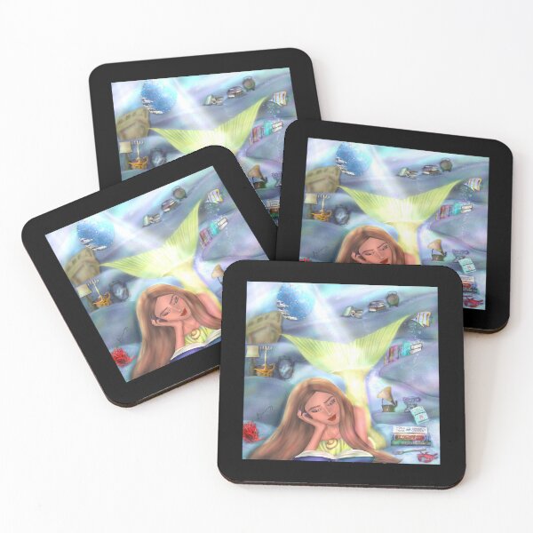 Item preview, Mermaid reading designed and sold by phebebuettner.