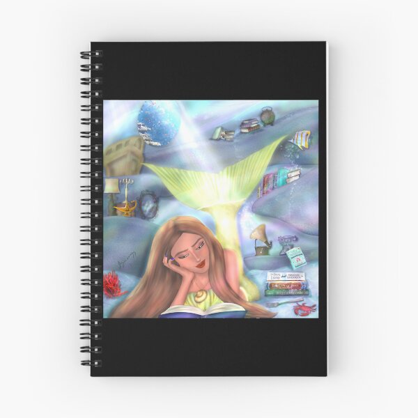 Item preview, Mermaid reading designed and sold by phebebuettner.