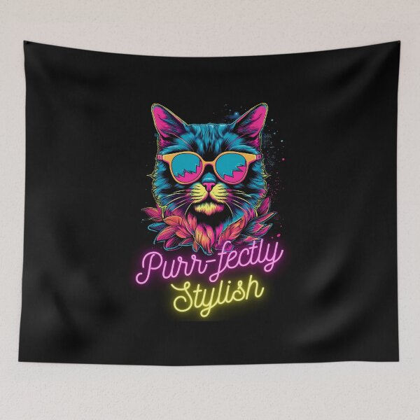 Item preview, Miami Meows and Stylish Wows designed and sold by GiveMeMood.