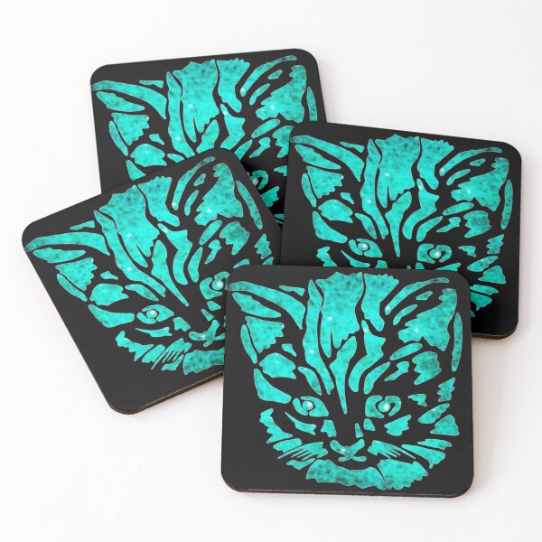 Item preview, Teal kitten  designed and sold by AlchemistArtist.