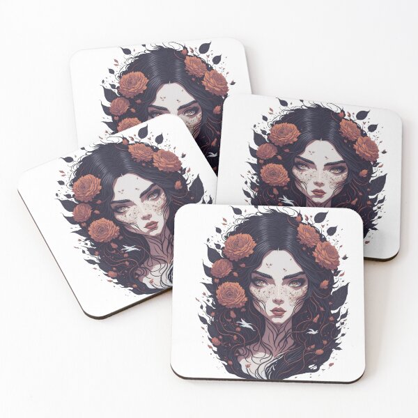 Item preview, Beautiful woman flower splash. designed and sold by Amorndetch.