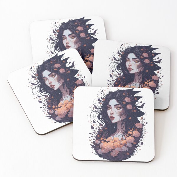 Item preview, Madness woman flower splash. designed and sold by Amorndetch.